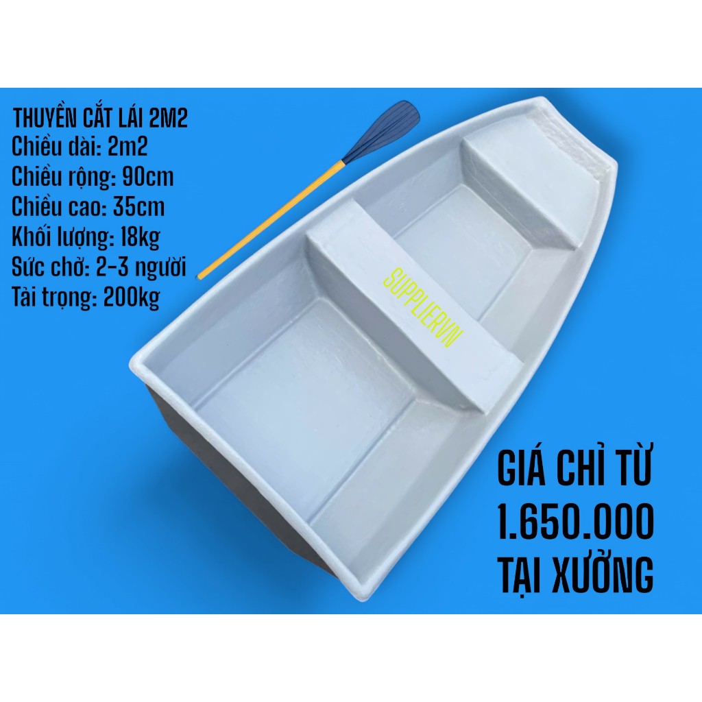 XUỒNG CẮT LÁI COMPOSITE 2M2