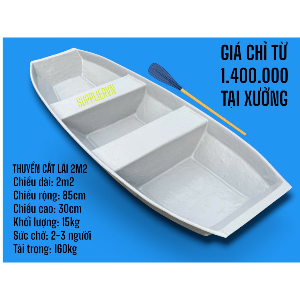 XUỒNG CẮT LÁI COMPOSITE 2M2